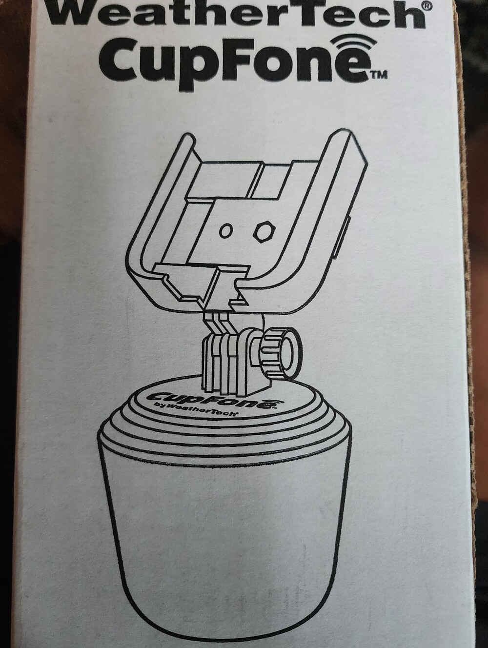 WeatherTech CupFone Cup-Holder Phone Mount in Black.   T1